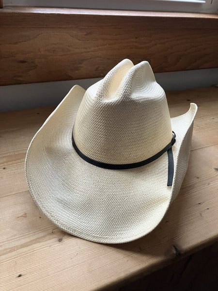 Straw cowboy hat