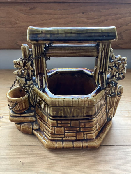 Vintage Wishing Well Vase