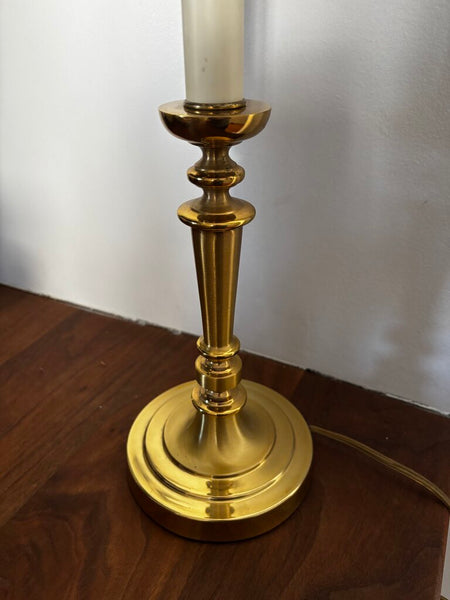 Vintage Brass Candlestick Lamp