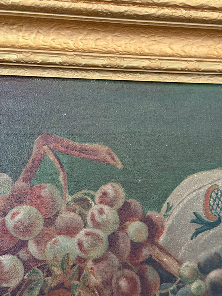 1155 19th Century European Fruit Still LIfe Painting