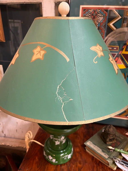 Vintage Glass Ivy Lamp