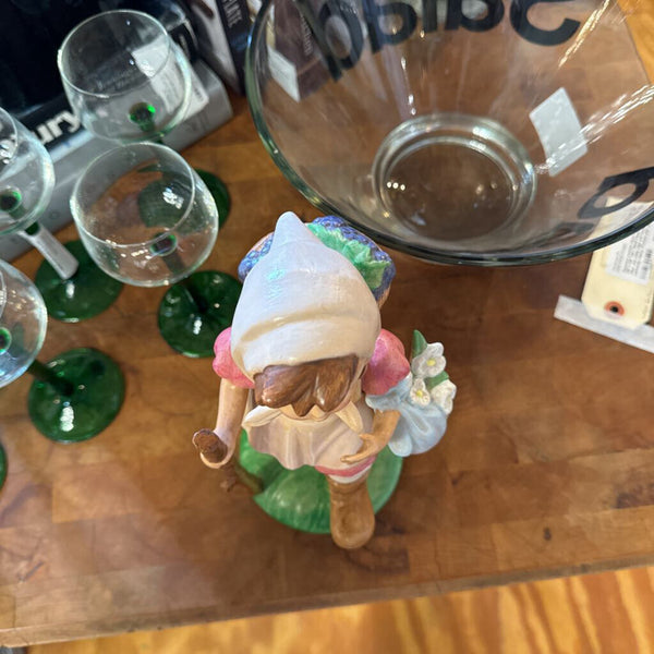 Hummel style ceramic girl 10"