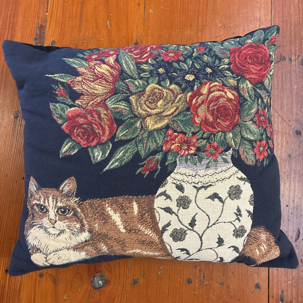 Tapestry Cat Pillow