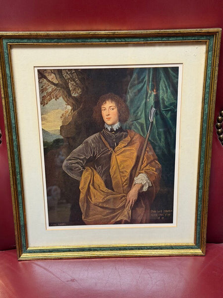 Vintage framed print of Phillip Lord Wharton