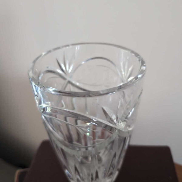 Pretty Vintage Gorham Leaded Crystal Vase 7"