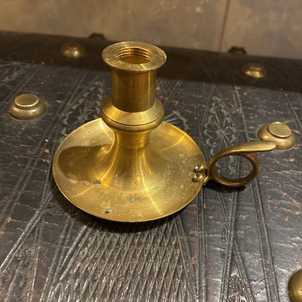 Brass candleholder