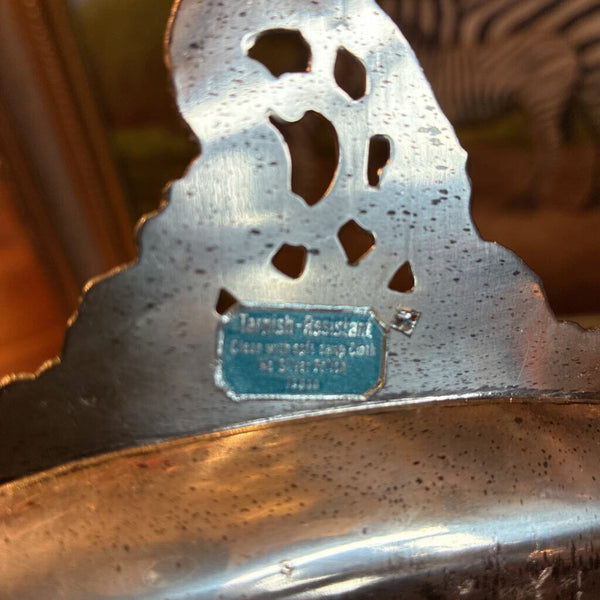 Vintage Silverplate Crumb Catcher 6.5 x 6.5