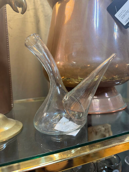 Glass Pouring Decanter (As found) W2285