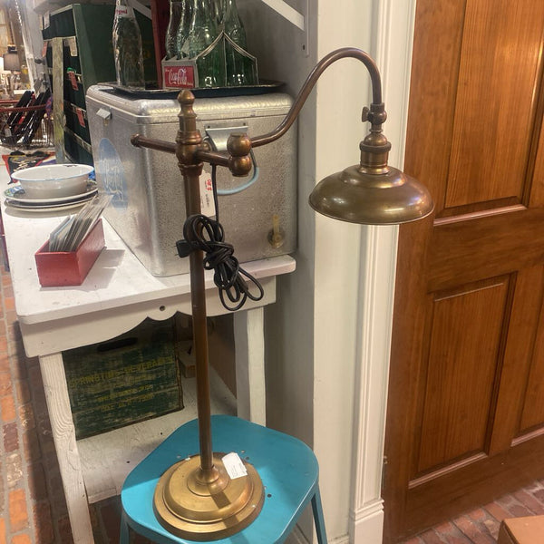 Brass desk lamp