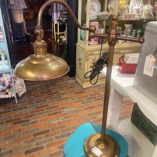 Brass desk lamp