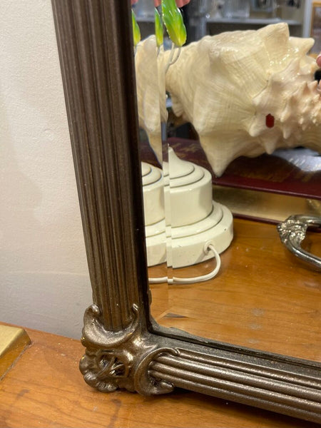 Vintage Carvers Guild Mirror beveled with bow silvertone 25 1/2 in wide x 40 1/2 in high IN STORE PICK UP ONLY