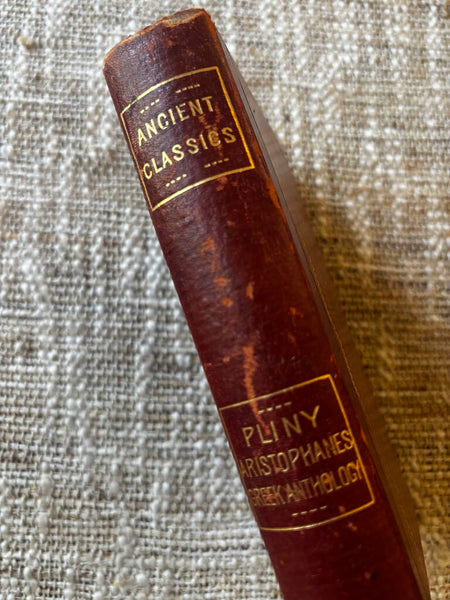Antique Ancient Classics Book 1883