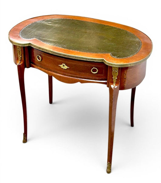 LOUIS XVI MAHOGANY DESK 35W 22D 30 T IN STORE PICK UP ONLY