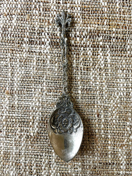 Vintage Marquis Coat of Arms Spoon Made in Italy