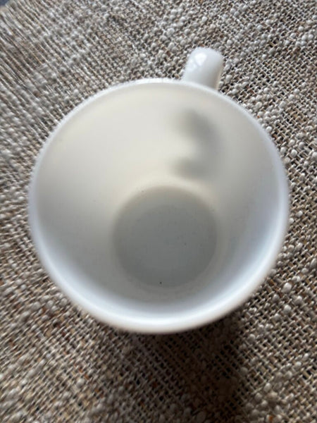 4 Nabeshima Rice Bowls Tea Cups with Lids Fine Japanese Porcelain Blue White