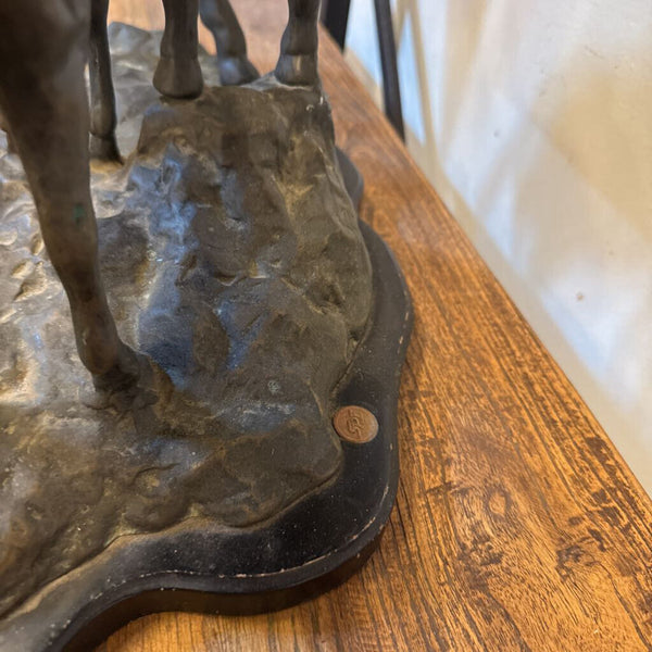 BRONZE HORSE STATUE 18X18