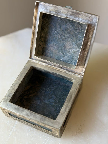 1536 Antique Moss Agate Box
