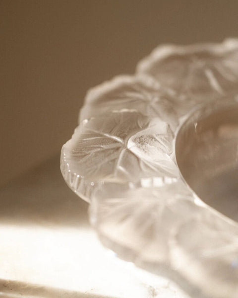 1331 Lalique France Frosted Crystal Bowl