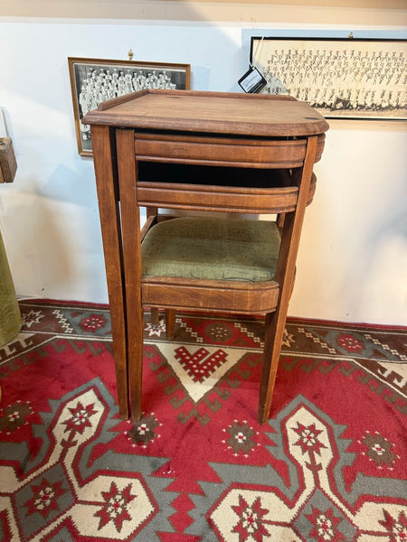 1950's Foldable Gossip Bench/Telephone Table Pick Up Only W2293 31"h x 34"w x 18.5"d