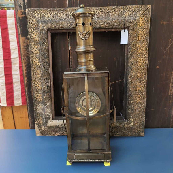 Vintage Sovereign of the Seas Brass Ship's Lantern. 28 inches tall. IN STORE PICK UPl