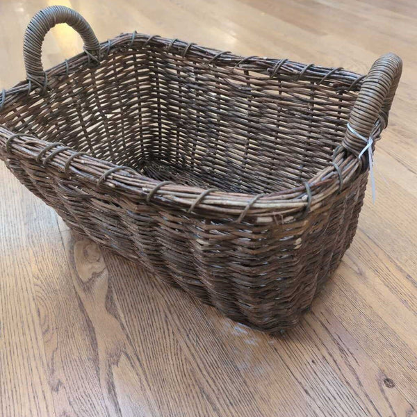 Large Wicker Basket with Handles 20x15xq11