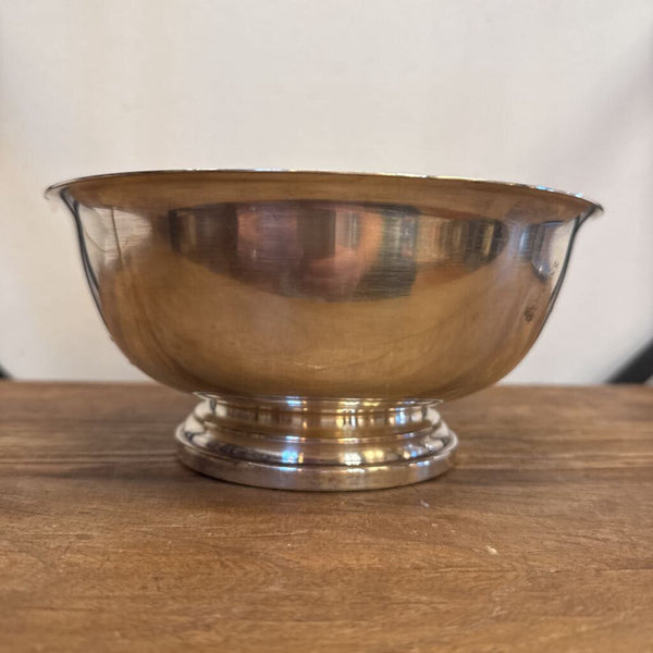 SILVER FOOTED BOWL 8X4