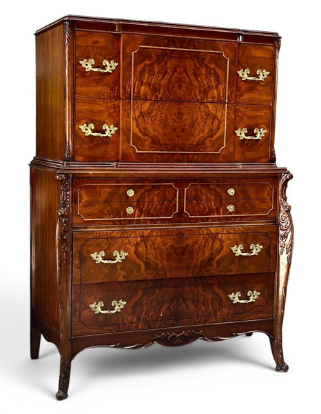 FRENCH STYLE LOUIS XV CHEST 54T 35W 19D IN STORE PICK UP ONLY