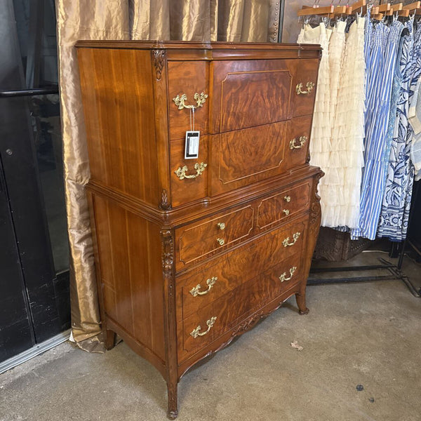 FRENCH STYLE LOUIS XV CHEST 54T 35W 19D IN STORE PICK UP ONLY
