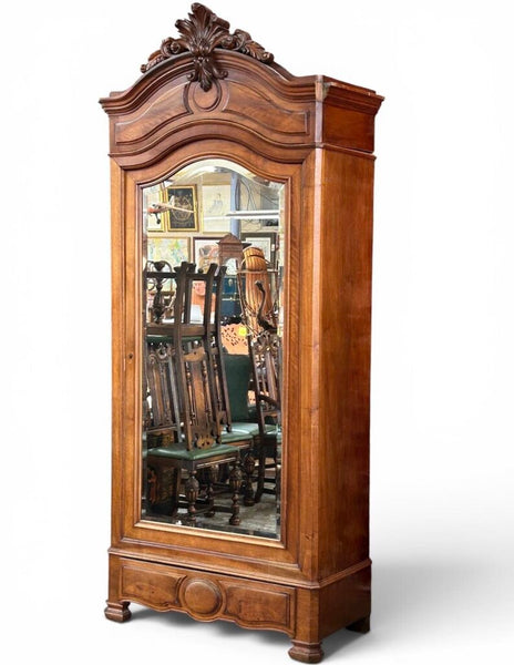 TALL FRENCH ARMOIRE 41W 21D 98T IN STORE PICK UP ONLY