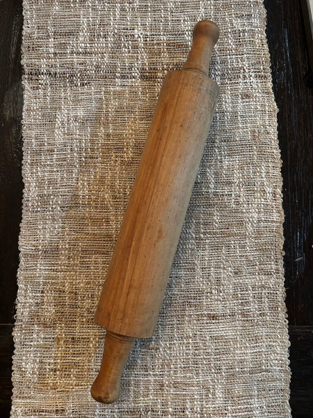 Vintage Solid Wood One Piece 19"Rolling Pin