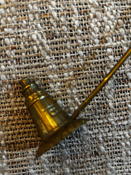 Vintage Brass Light house Candlesnuffer