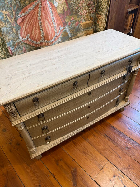 Marble Top Dresser as found 50L 19.5D 35H IN STORE PICKUP ONLY