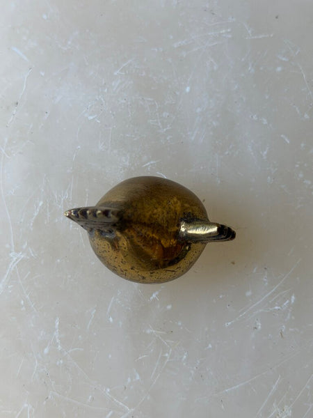 1674 MIniature Brass Hen