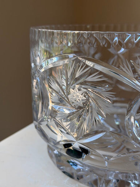 1612 Heavy Cut Crystal Bowl