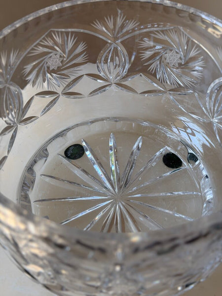 1612 Heavy Cut Crystal Bowl