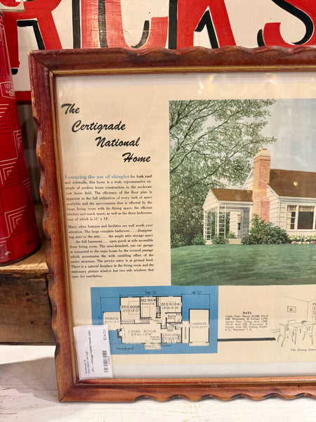 JFV ~ Vintage framed house plan