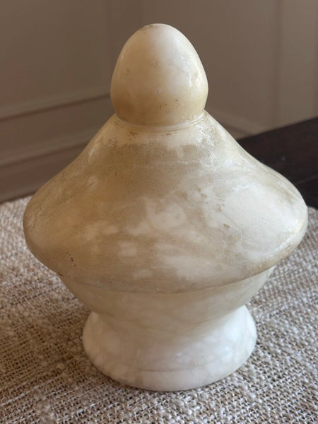 Vintage Italian Alabaster Lidded Box