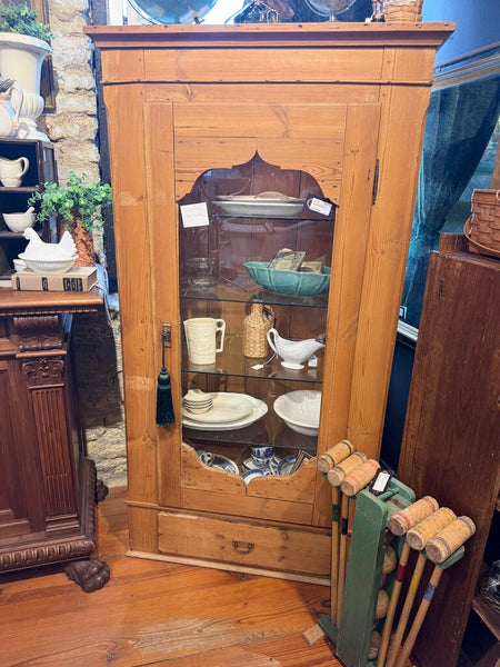 Pine Cabinet 37W 19D 70H IN STORE PICKUP ONLY