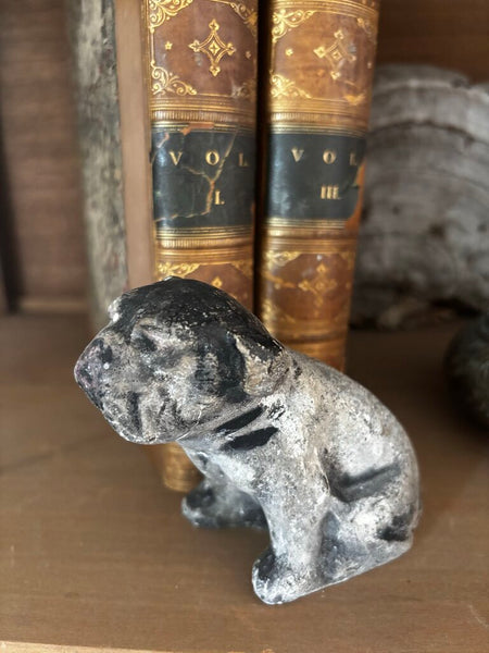 Vintage Chalkware Carnivsl English Bulldog