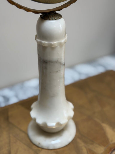 1862 Marble Column Vanity Double Sided Mirror