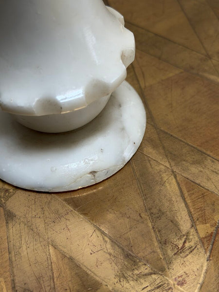 1862 Marble Column Vanity Double Sided Mirror