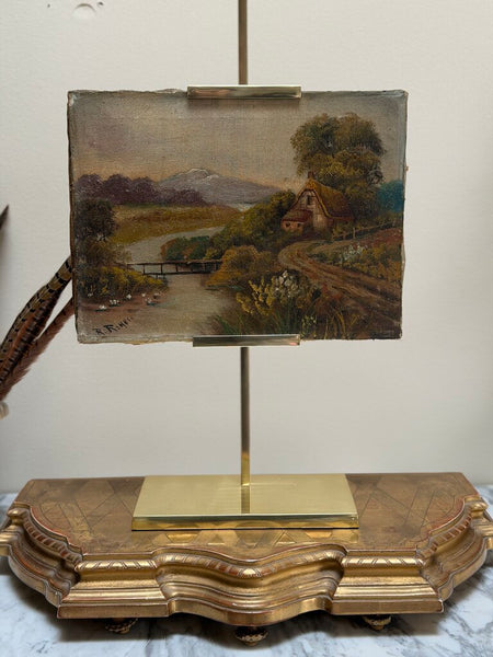 1670 Antique Landscape w/ House