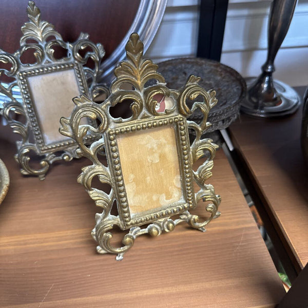 Moxie - Ornate Brass Frame - 4.75 x 7" Outer dimensions
