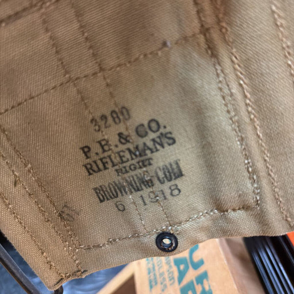 Original U.S. WWI 1918A2 BAR Browning Automatic Rifleman Belt by P.B. & Co. - Dated 1918