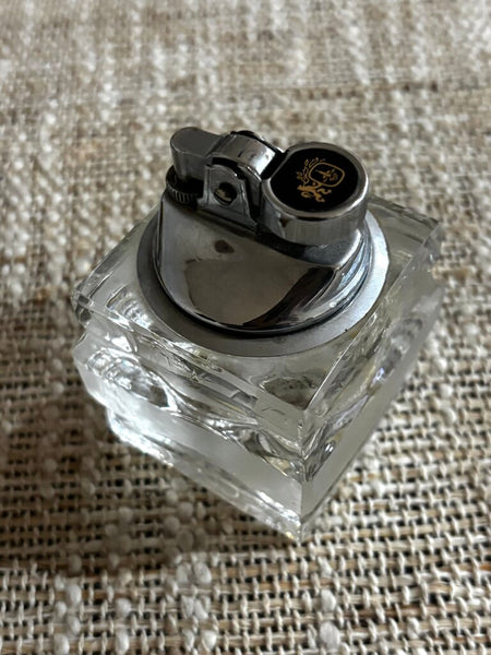 Vintage Lead Crystal Table Lighter West Germany