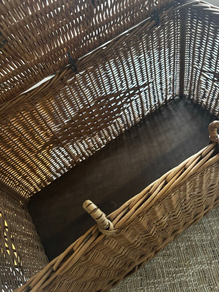 Antique Picnic Basket