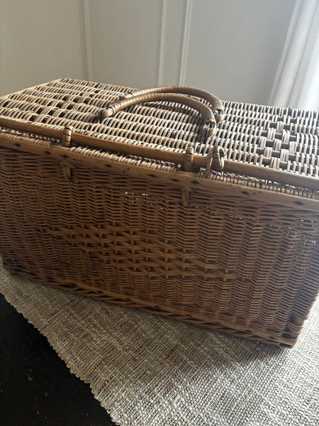 Antique Picnic Basket